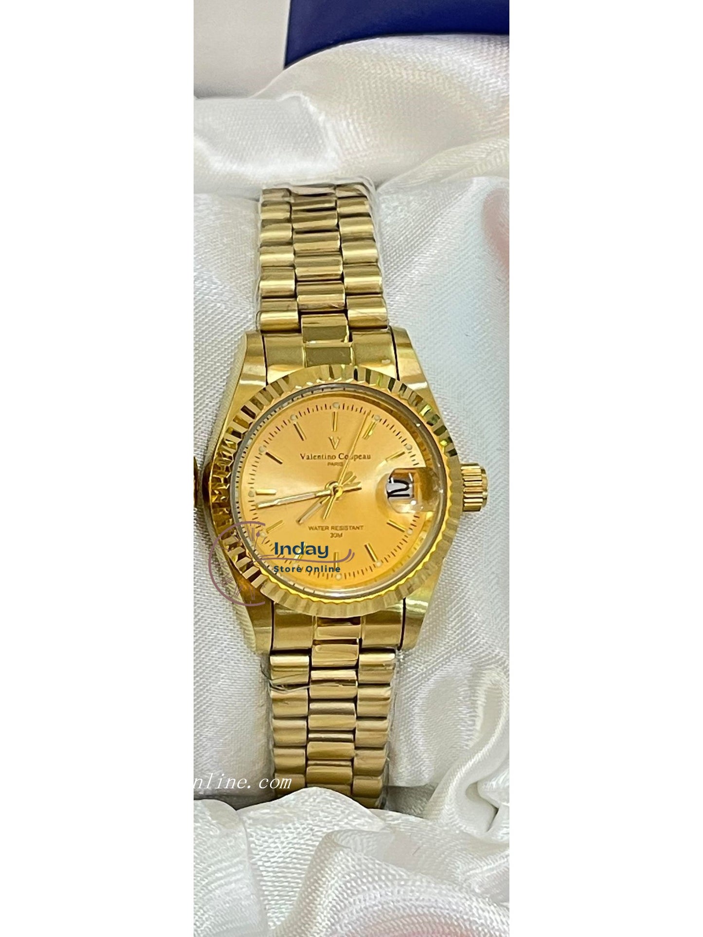 范倫鐵諾 古柏 Coupeau Women's Watch 12169KL-13 Gold Tone Stainless Steel Band