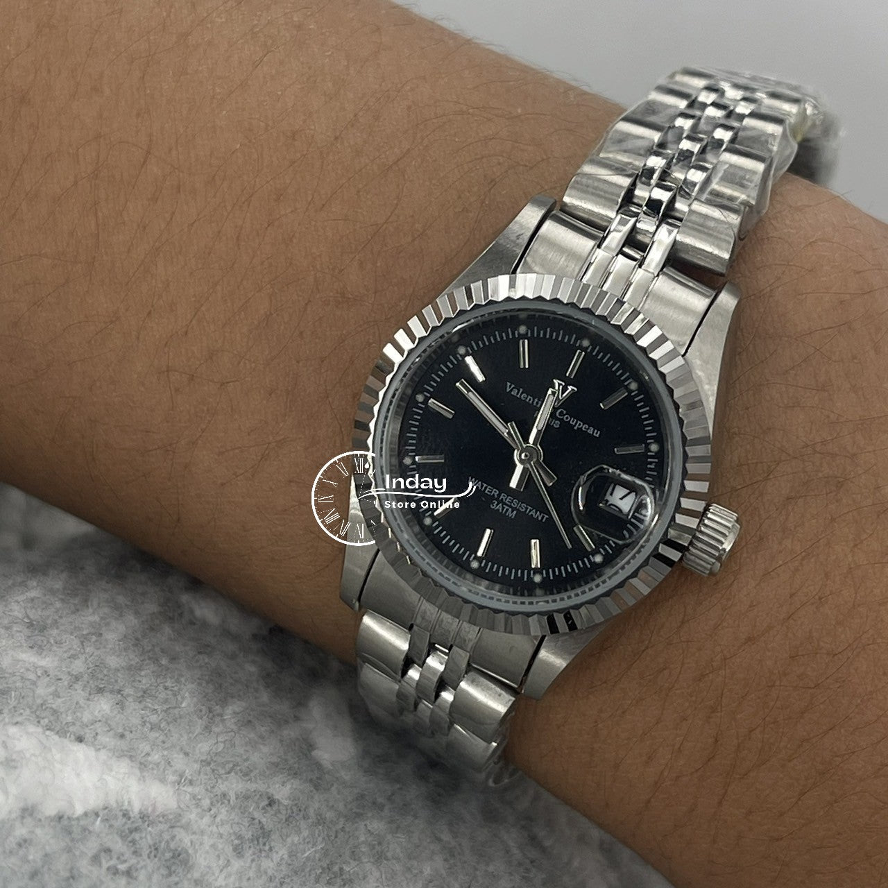 范倫鐵諾 古柏 Coupeau Women's Watch 12169SL-11 Silver Stainless Steel Band