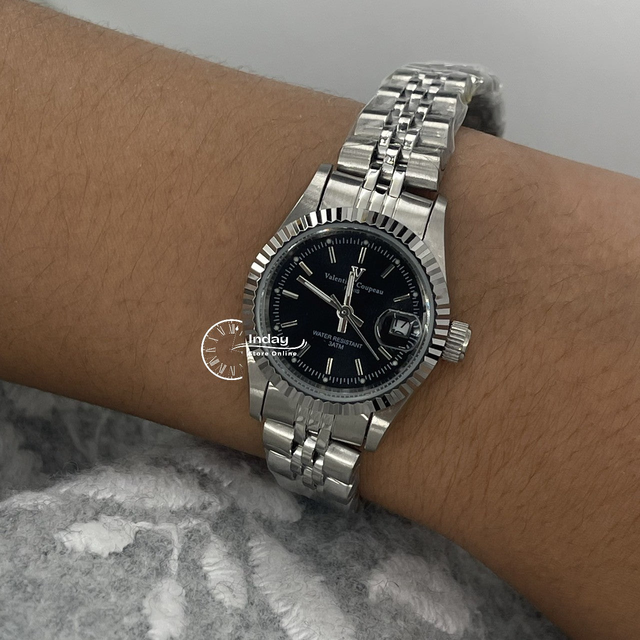 范倫鐵諾 古柏 Coupeau Women's Watch 12169SL-11 Silver Stainless Steel Band