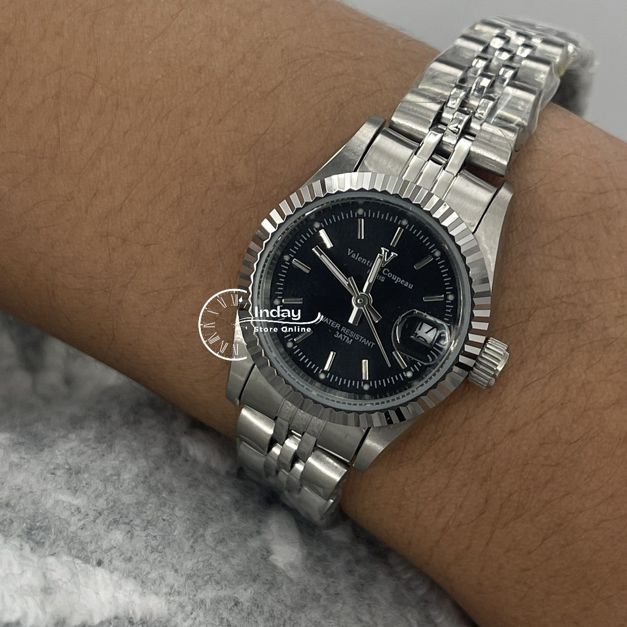 范倫鐵諾 古柏 Coupeau Women's Watch 12169SL-11 Silver Stainless Steel Band