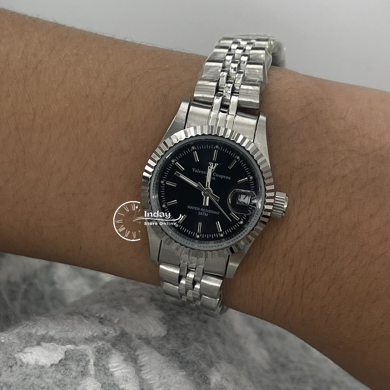 范倫鐵諾 古柏 Coupeau Women's Watch 12169SL-11 Silver Stainless Steel Band