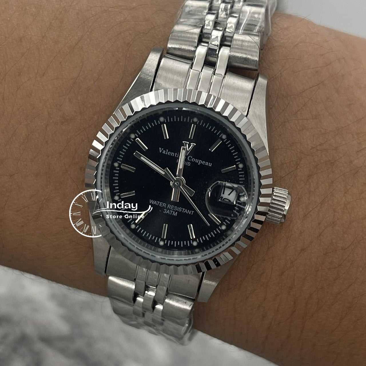范倫鐵諾 古柏 Coupeau Women's Watch 12169SL-11 Silver Stainless Steel Band