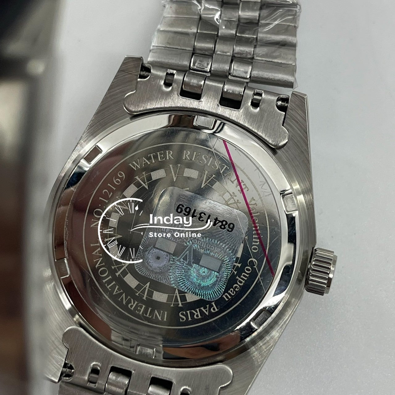 范倫鐵諾 古柏 Coupeau Men's Watch 12169SM-15 Silver Stainless Steel Band