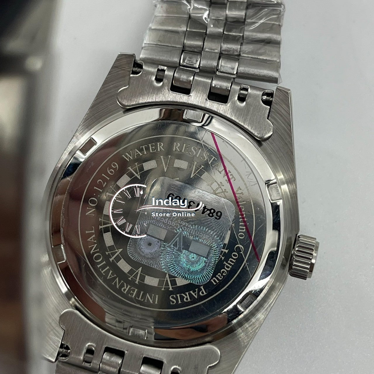 范倫鐵諾 古柏 Coupeau Men's Watch 12169SM-15 Silver Stainless Steel Band