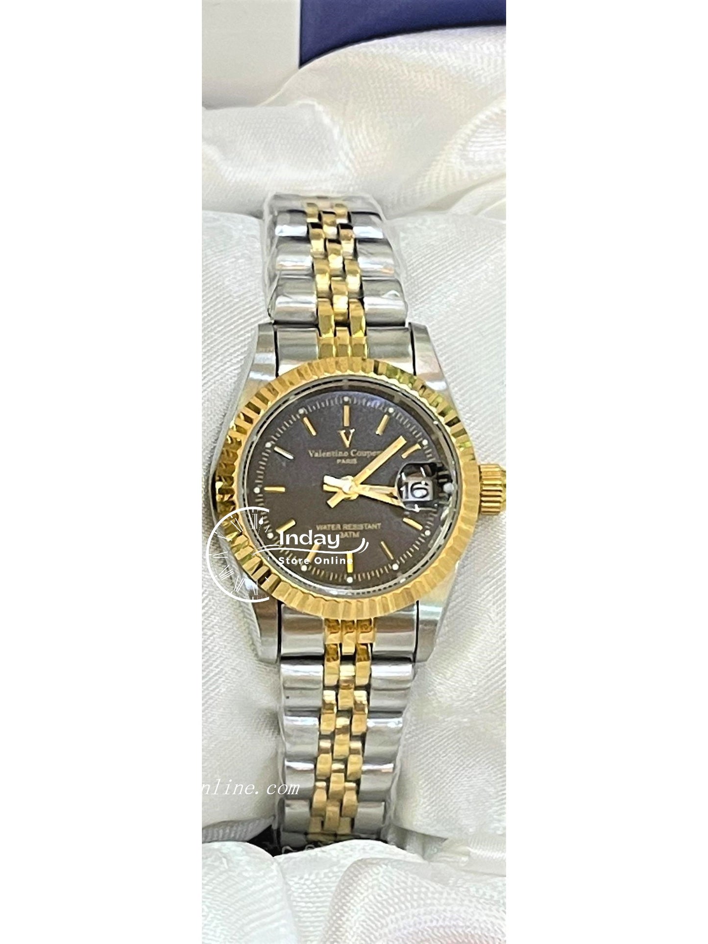 范倫鐵諾 古柏 Coupeau Women's Watch 12169TL-14 Two-Tone Stainless Steel Band