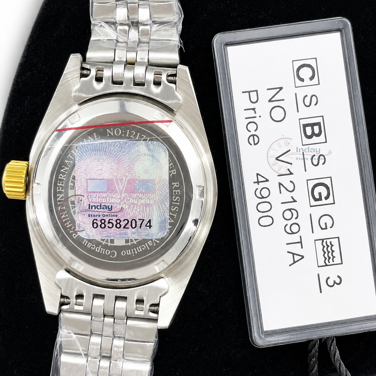 范倫鐵諾 古柏 Coupeau Women's Watch 12169TL-22 Two-Tone Stainless Steel Band