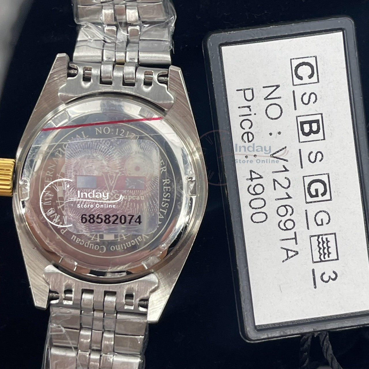 范倫鐵諾 古柏 Coupeau Women's Watch 12169TL-22 Two-Tone Stainless Steel Band