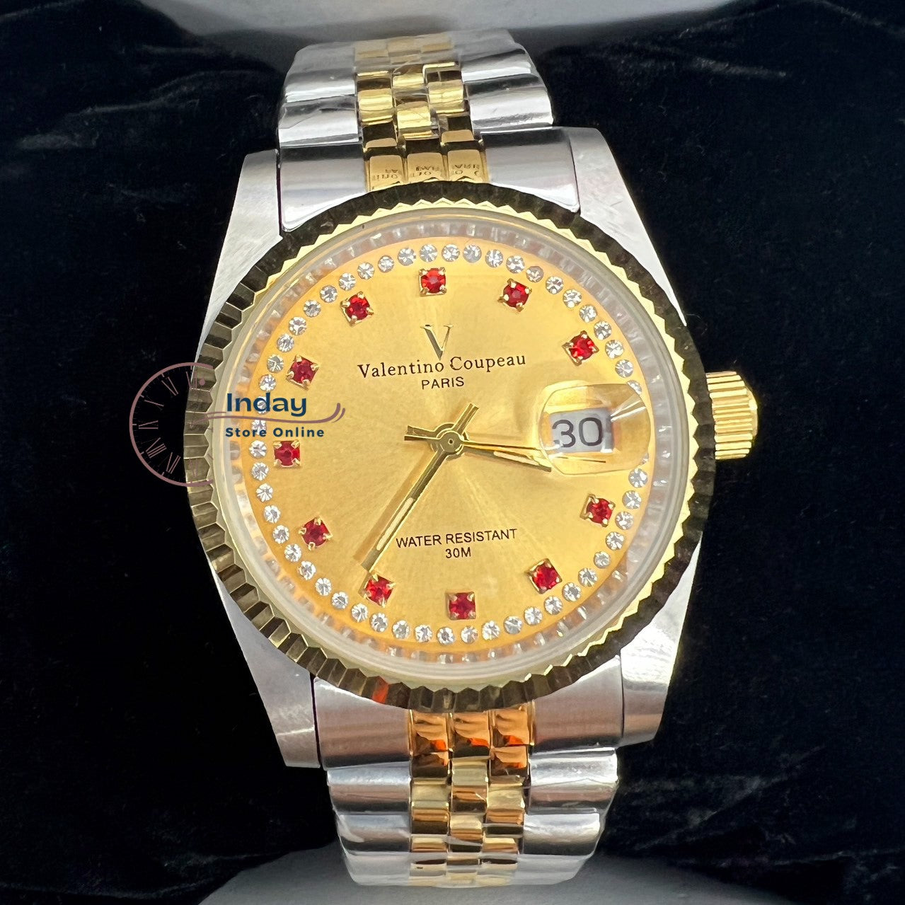 范倫鐵諾 古柏 Coupeau Men's Watch 12169TM-22 Two-Tone Stainless Steel Band