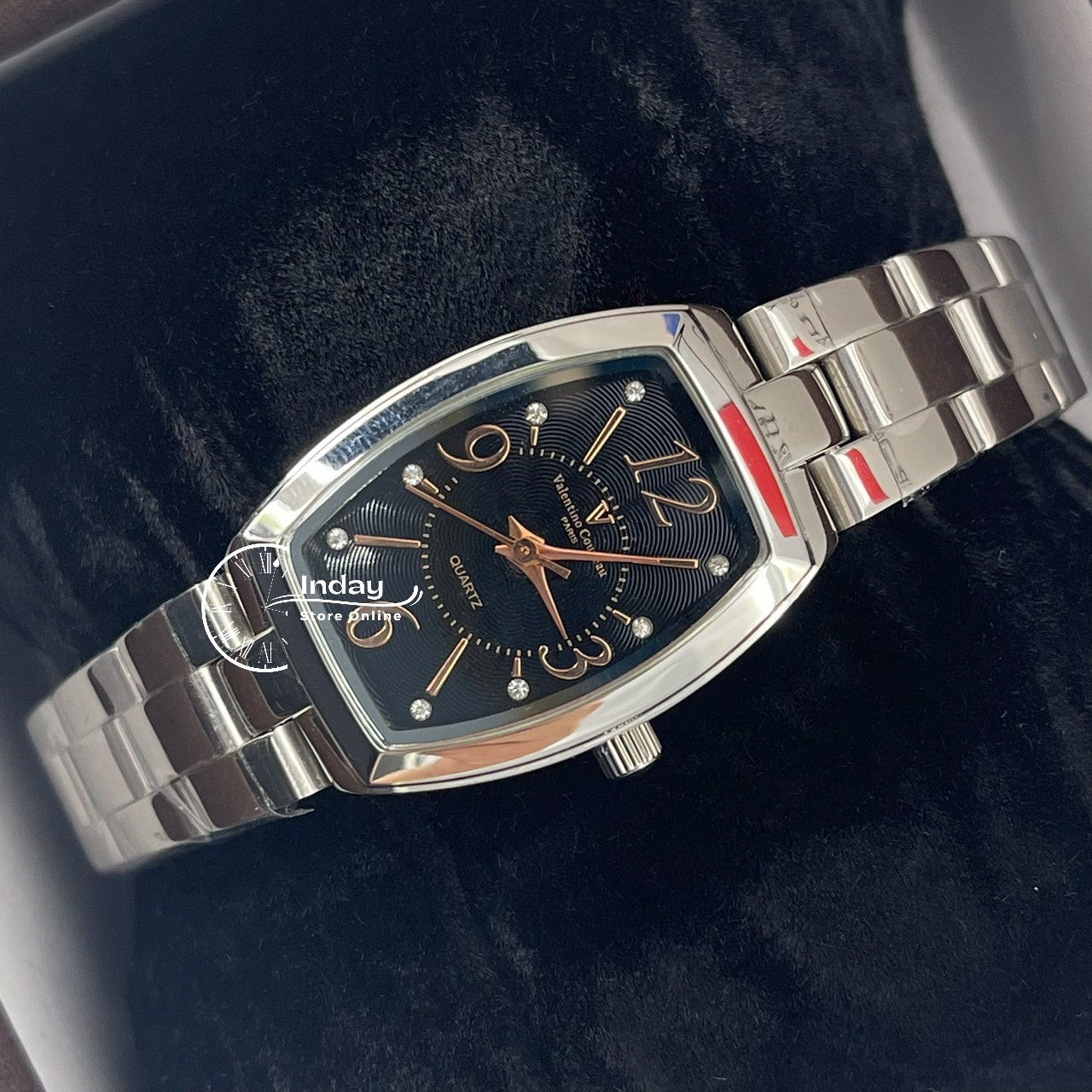 范倫鐵諾 古柏 Coupeau Women's Watch 61268G-2 Silver Stainless Steel Band