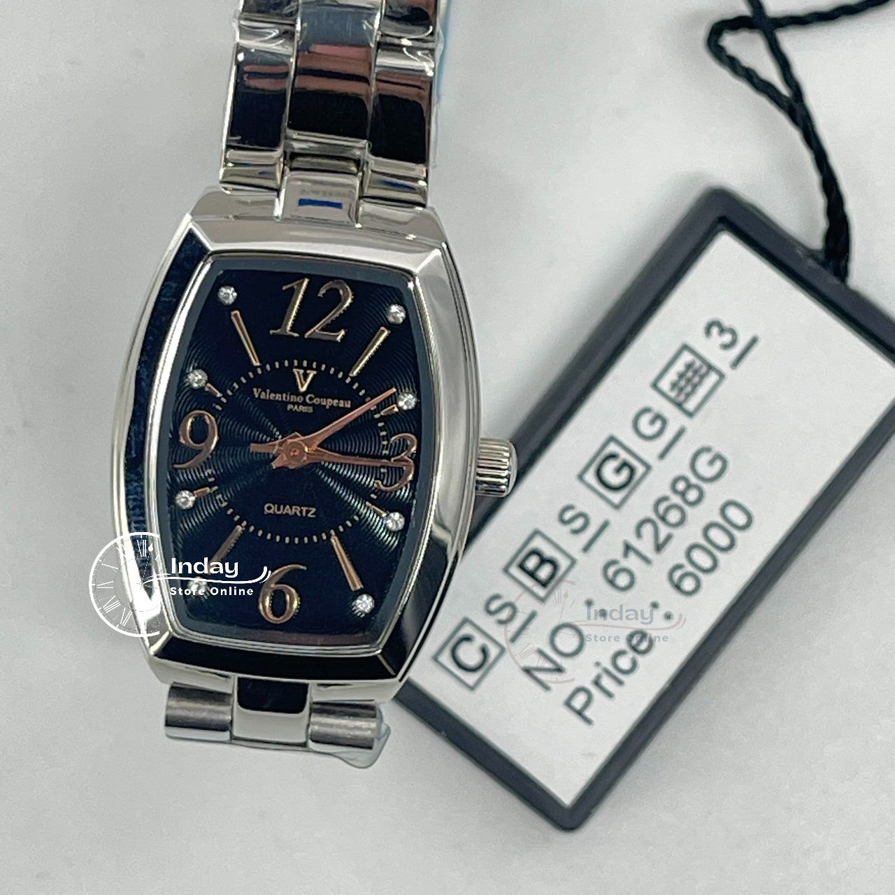 范倫鐵諾 古柏 Coupeau Women's Watch 61268G-2 Silver Stainless Steel Band