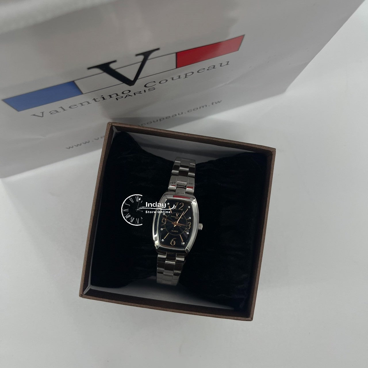范倫鐵諾 古柏 Coupeau Women's Watch 61268G-2 Silver Stainless Steel Band