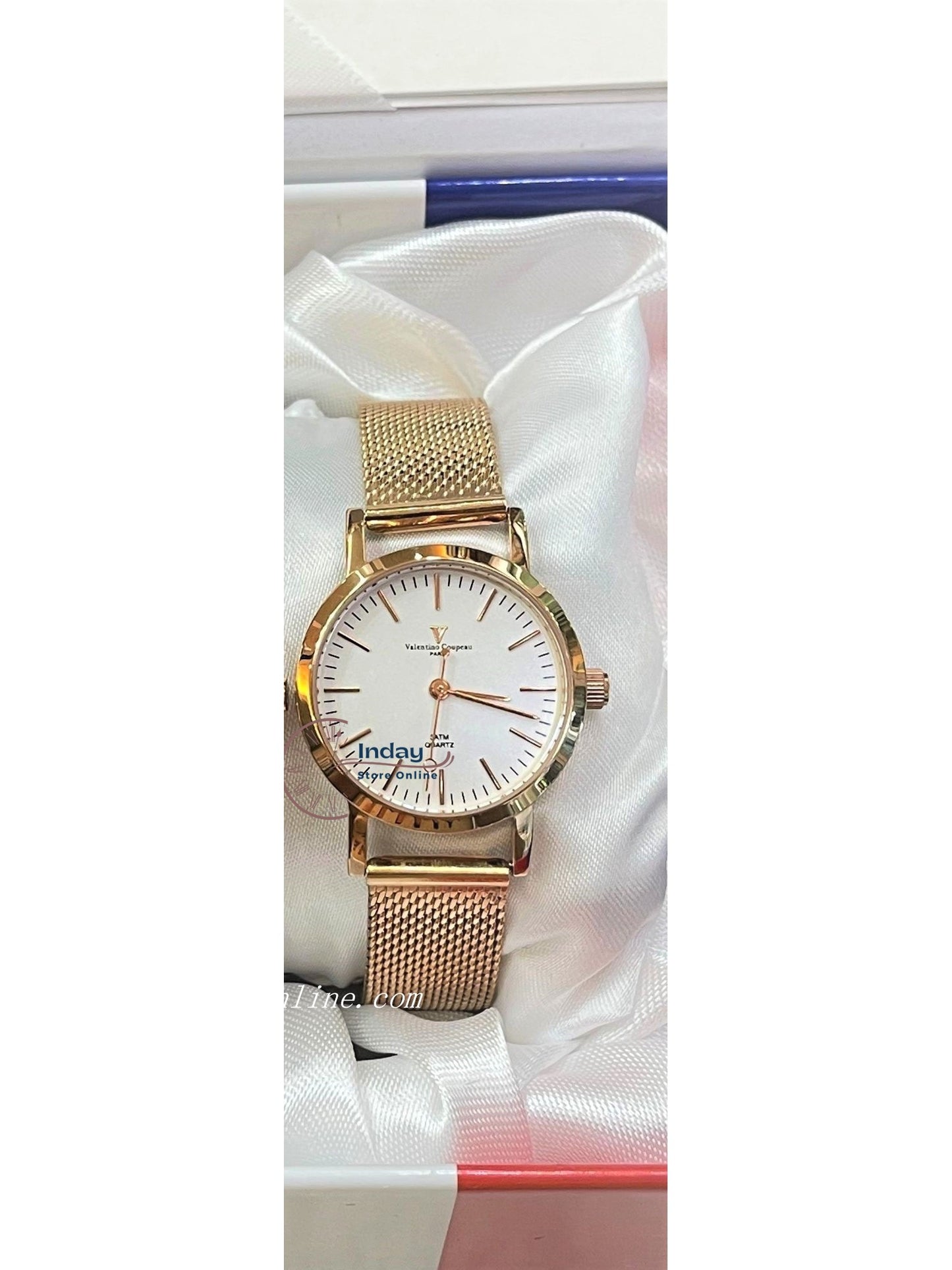 范倫鐵諾 古柏 Coupeau Women's Watch 61576AR-1L Gold Adjustable Strap