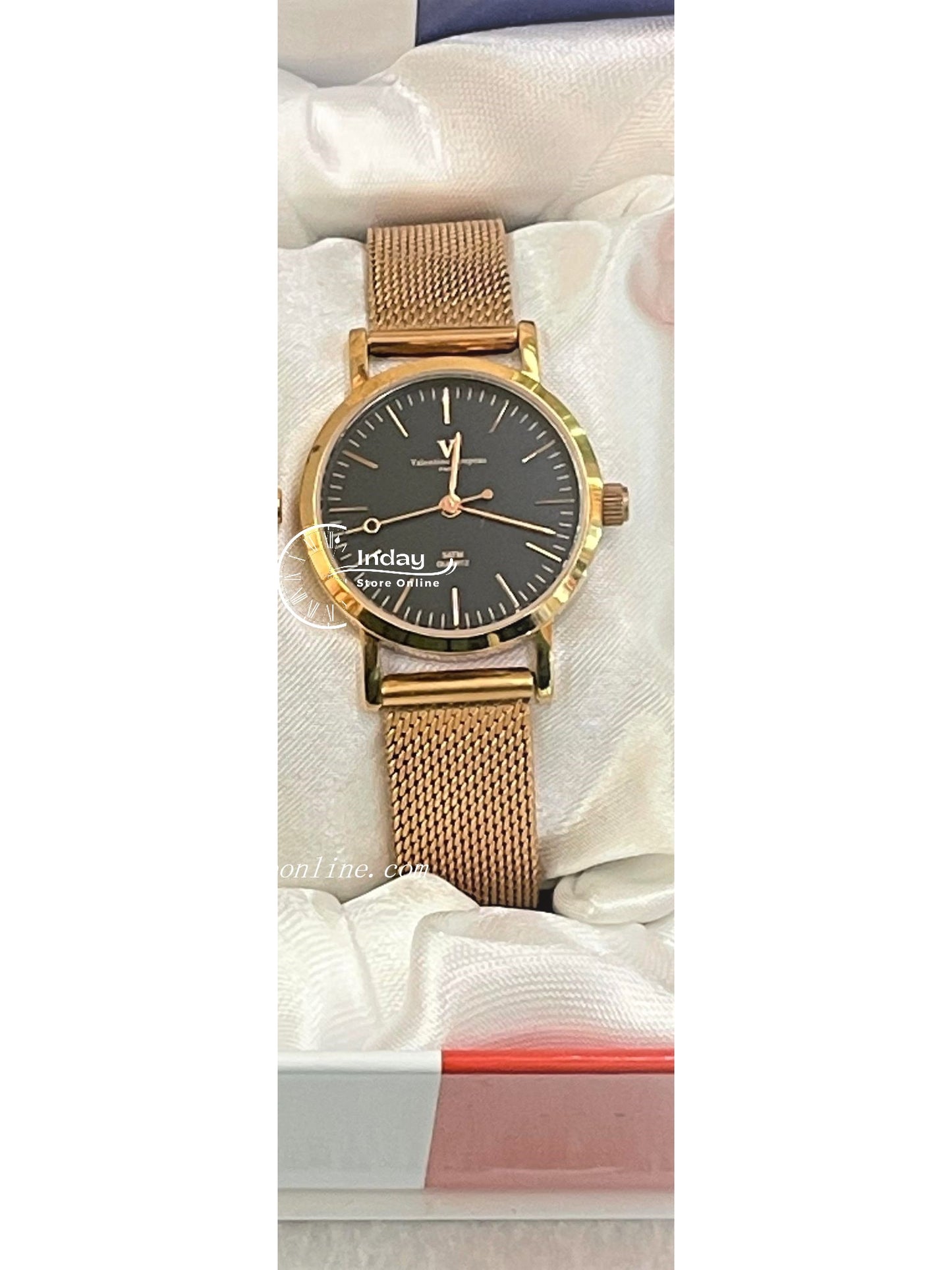 范倫鐵諾 古柏 Coupeau Women's Watch 61576AR-2L Gold Adjustable Strap
