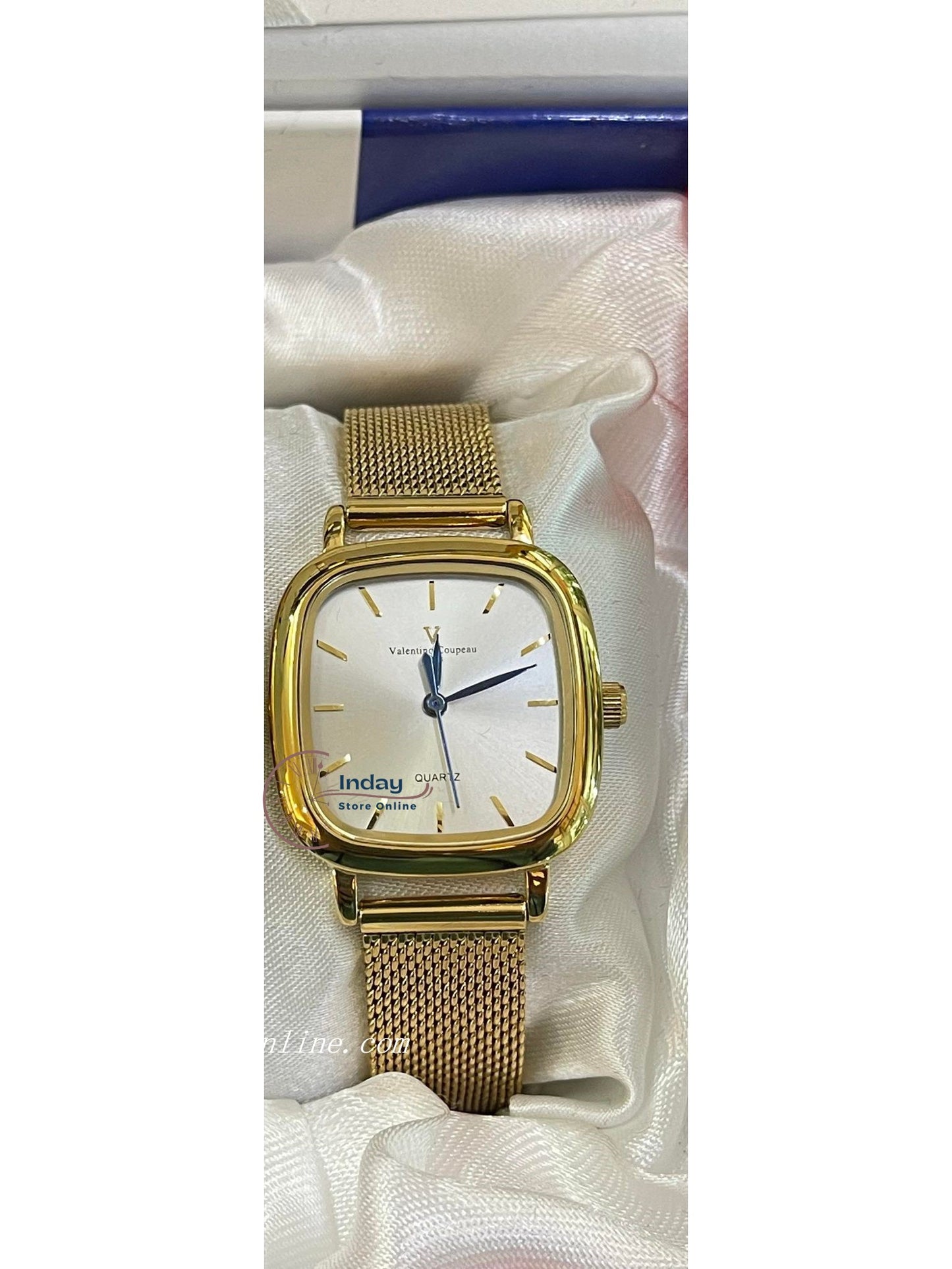 范倫鐵諾 古柏 Coupeau Women's Watch 61610AK-1L Gold Tone Adjustable Strap