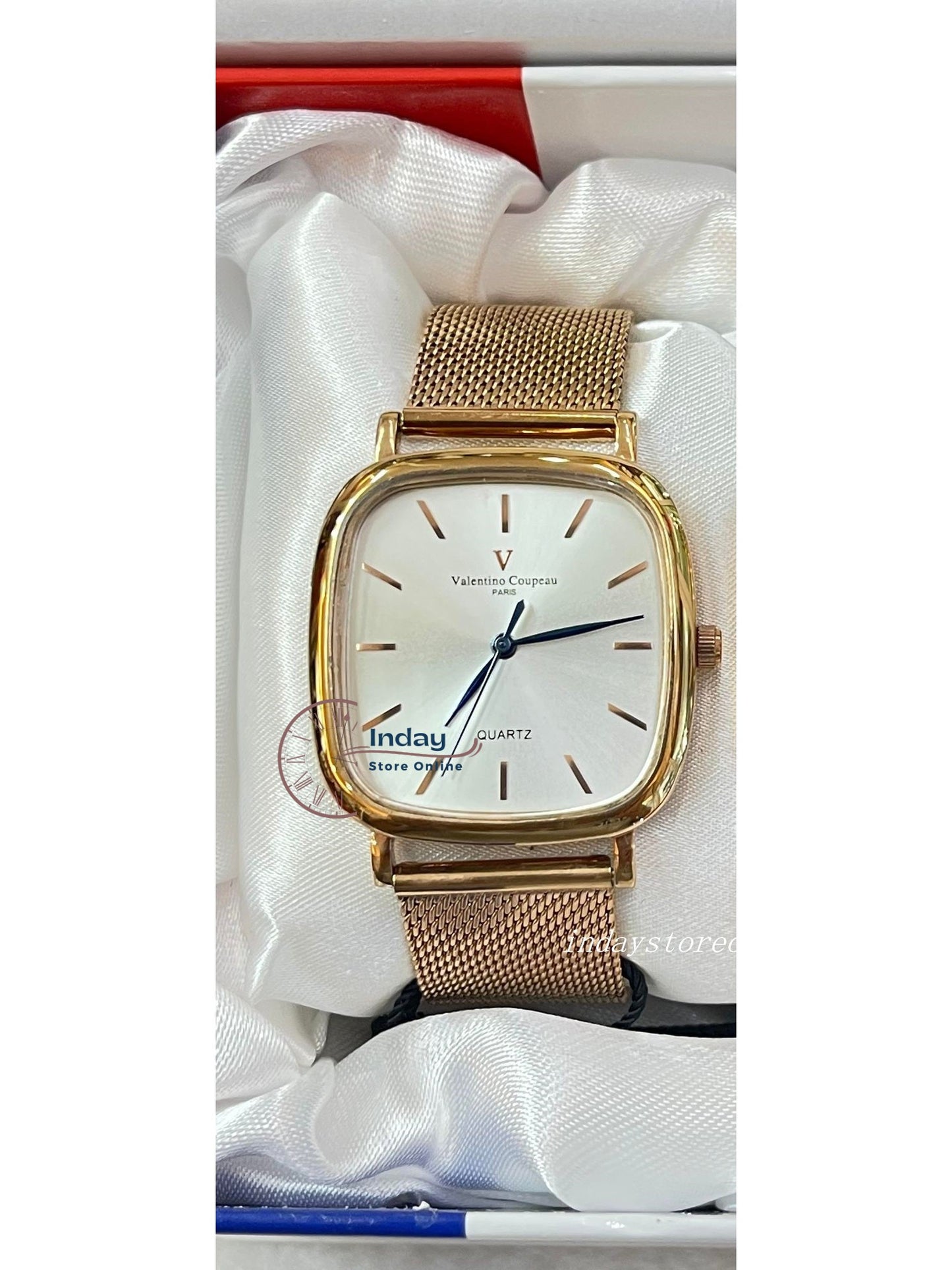 范倫鐵諾 古柏 Coupeau Men's Watch 61610AR-1M Gold Adjustable Strap