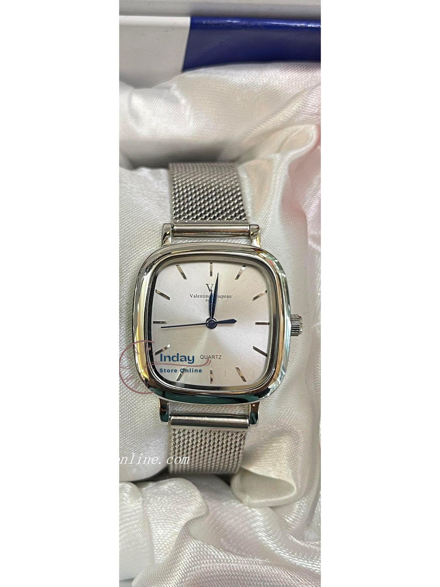 范倫鐵諾 古柏 Coupeau Women's Watch 61610AS-1L Silver Adjustable Strap