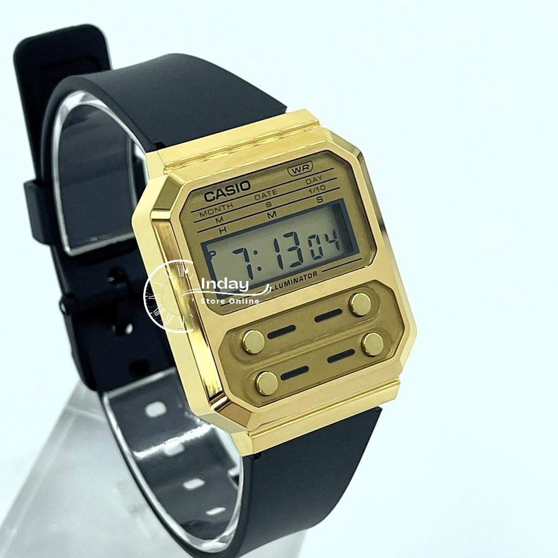 Casio Vintage Women's Watch A100WEFG-9A Resin Band Resin Glass