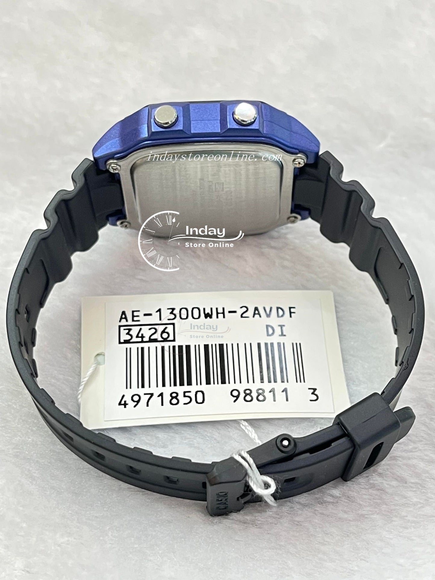 Casio Digital Men's Watch AE-1300WH-2A Digital Resin Band Resin Glass Battery Life: 10 years