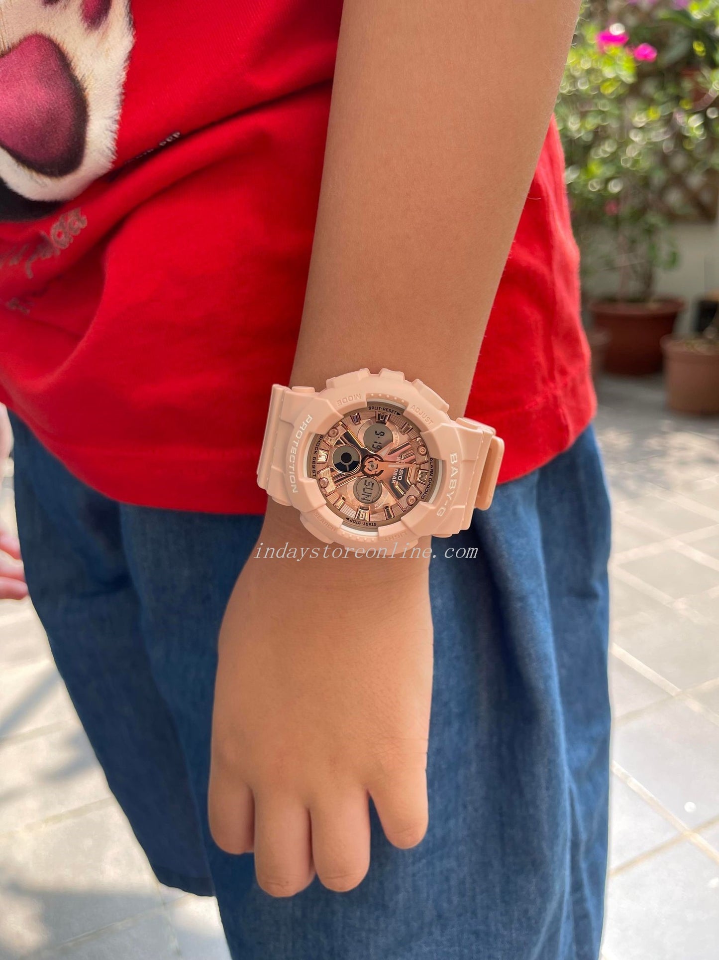 Casio Baby-G Women's Watch BA-130-4A Resin Band Mineral Glass Shock Resistant