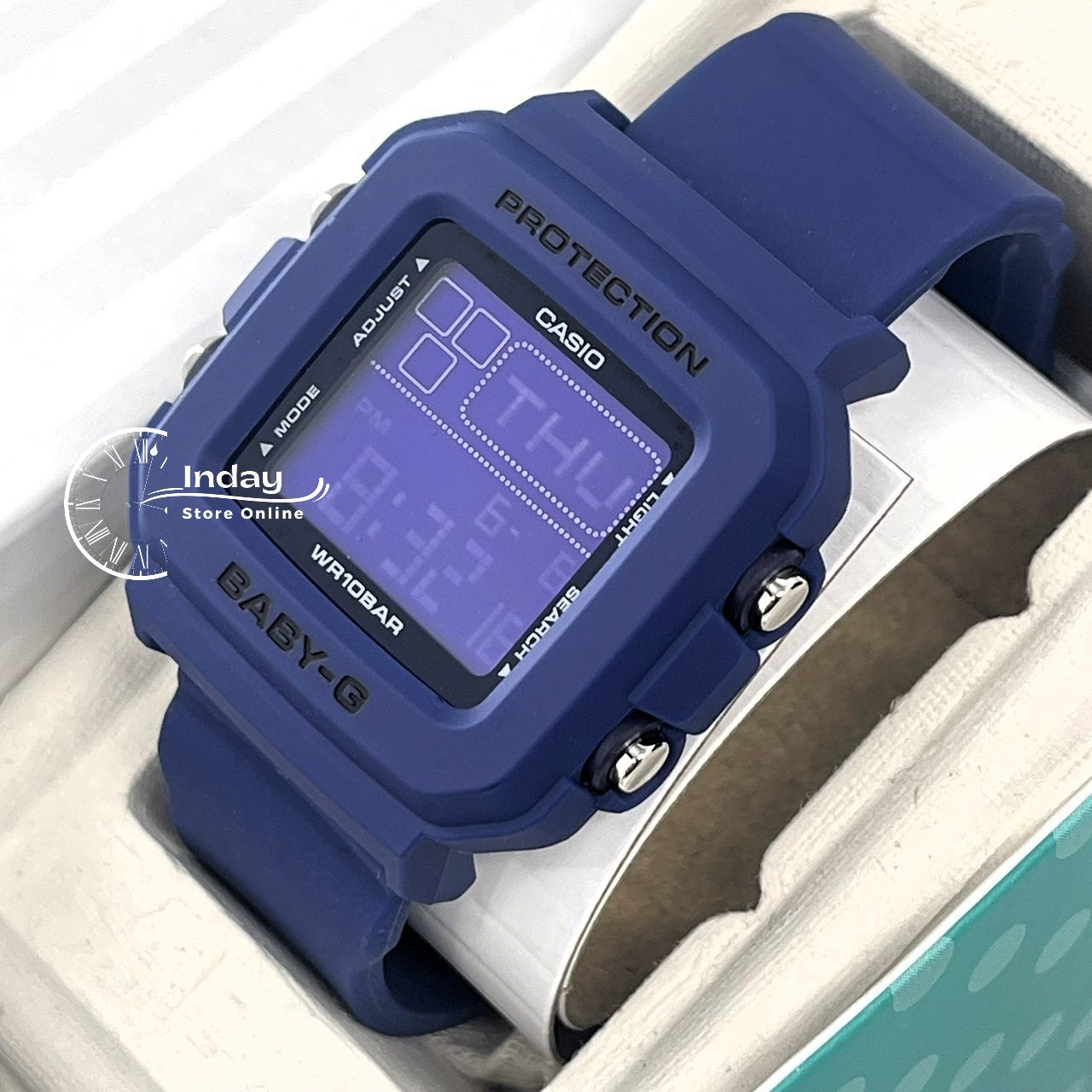 Casio Baby-G Women's Watch BGD-10K-2 Band Shock Resistant With Special Holder With Strap