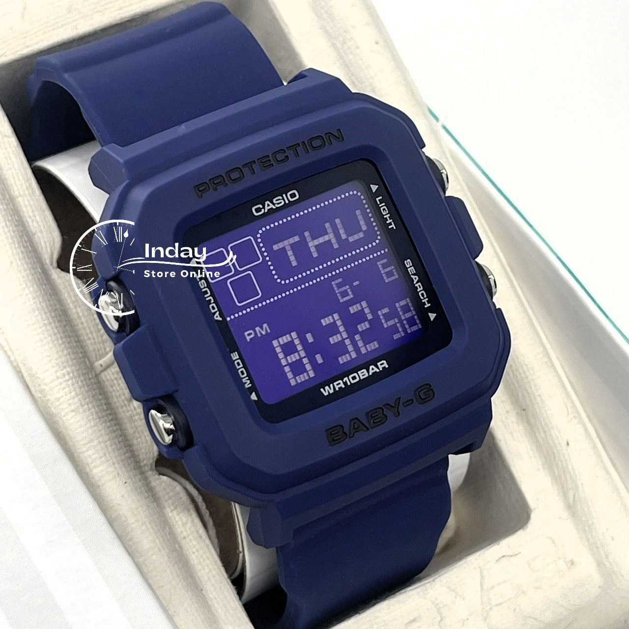 Casio Baby-G Women's Watch BGD-10K-2 Band Shock Resistant With Special Holder With Strap
