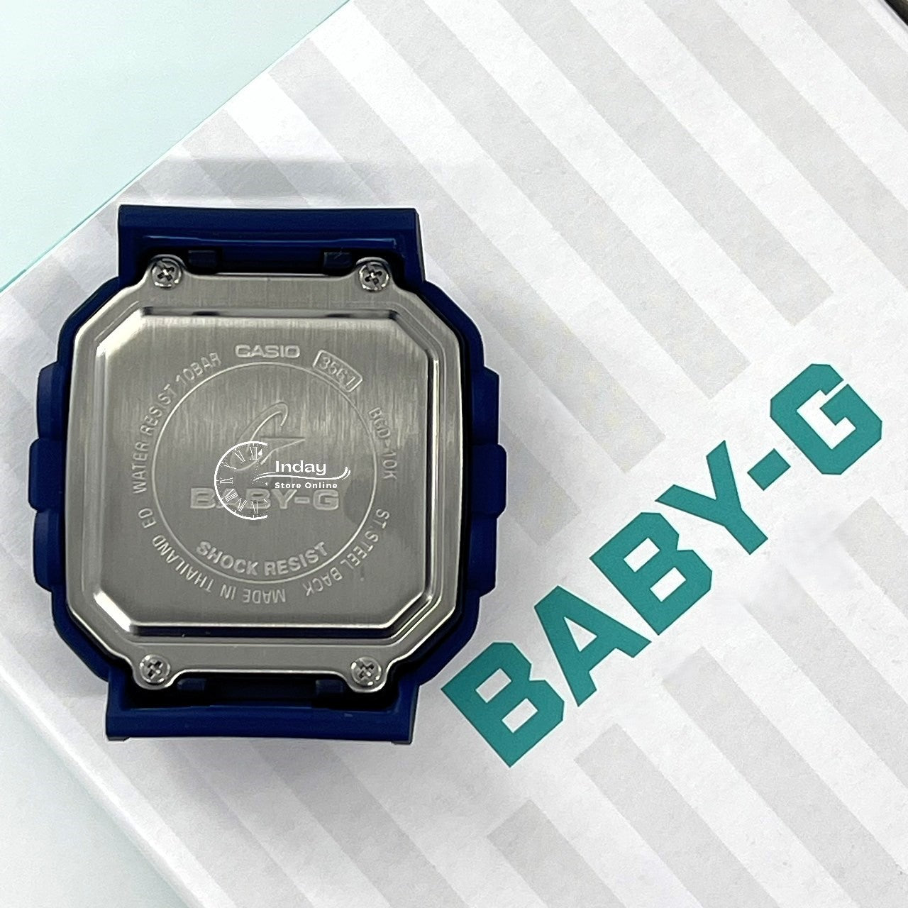 Casio Baby-G Women's Watch BGD-10K-2 Band Shock Resistant With Special Holder With Strap