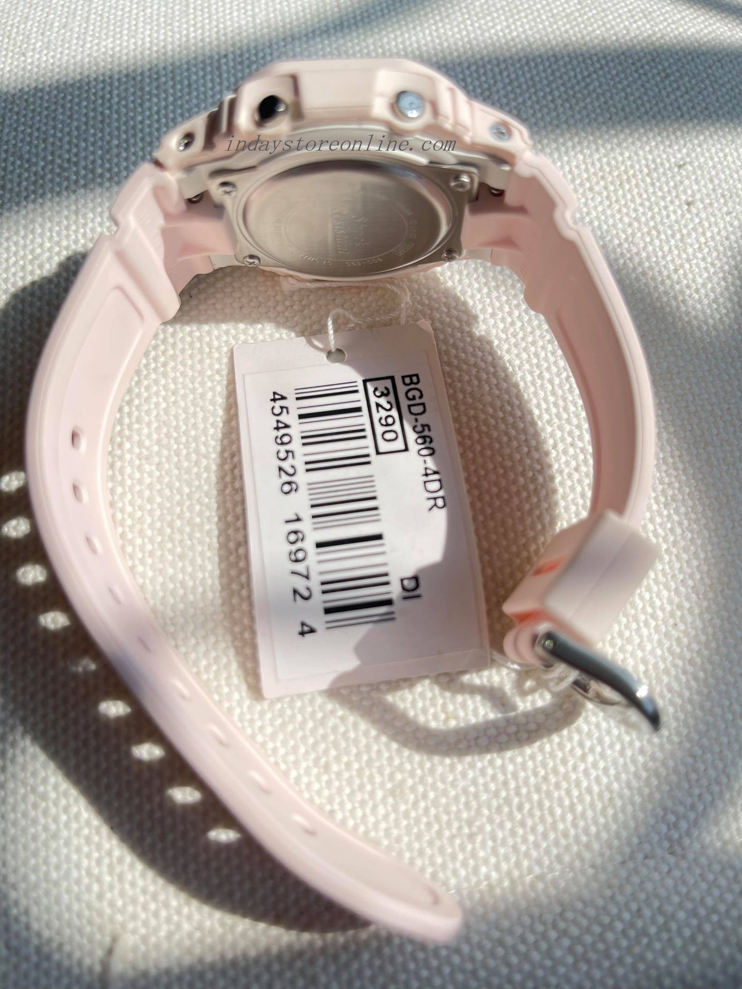 Casio Baby-G Women's Watch BGD-560-4 Resin Band Shock Resistant Mineral Glass