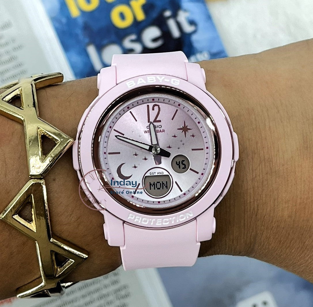Casio Baby-G Women's Watch BGA-290DS-4A Resin Band Mineral Glass Shock Resistant