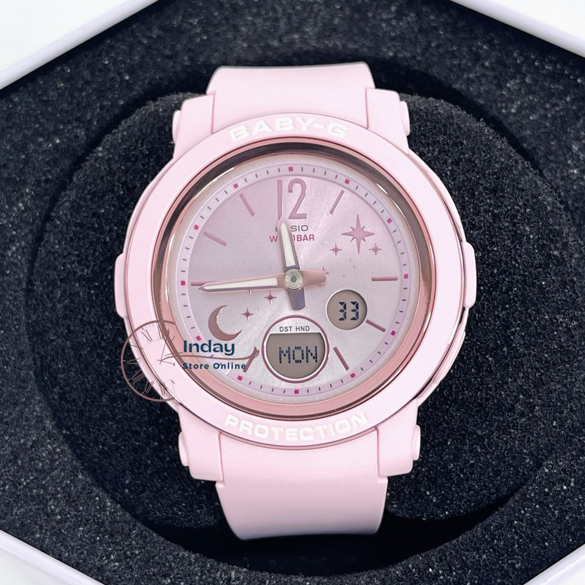 Casio Baby-G Women's Watch BGA-290DS-4A Resin Band Mineral Glass Shock Resistant