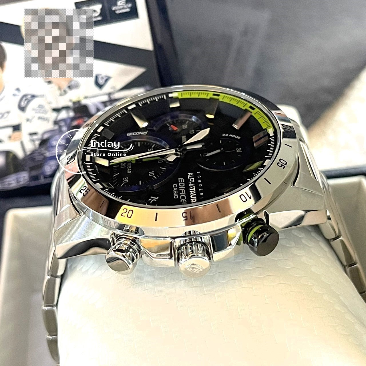 Casio Edifice Men's Watch EFR-571AT-1A Standard Chronograph Limited Model