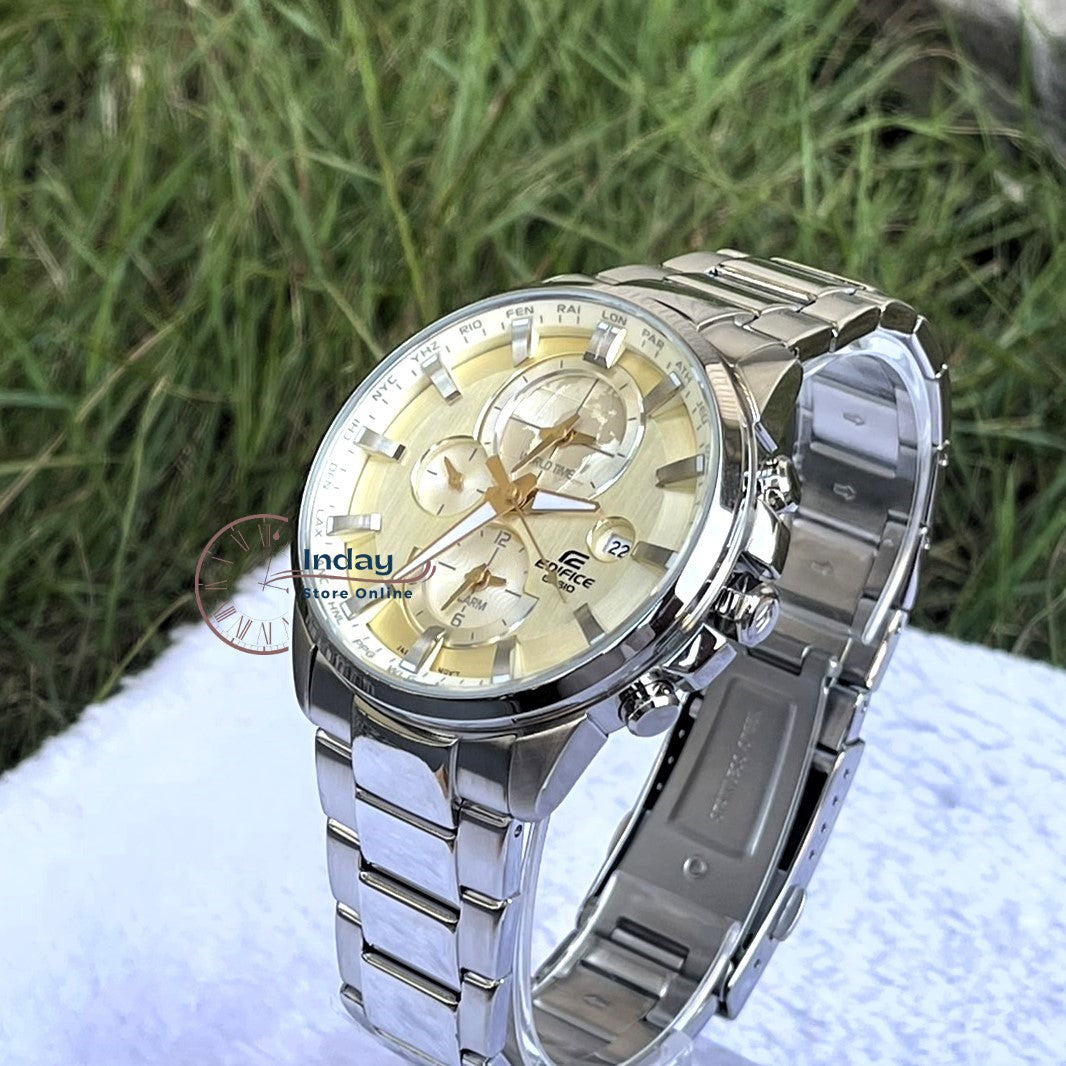 Casio Edifice Men's Watch ETD-310D-9A Stainless Steel Band Mineral Glass