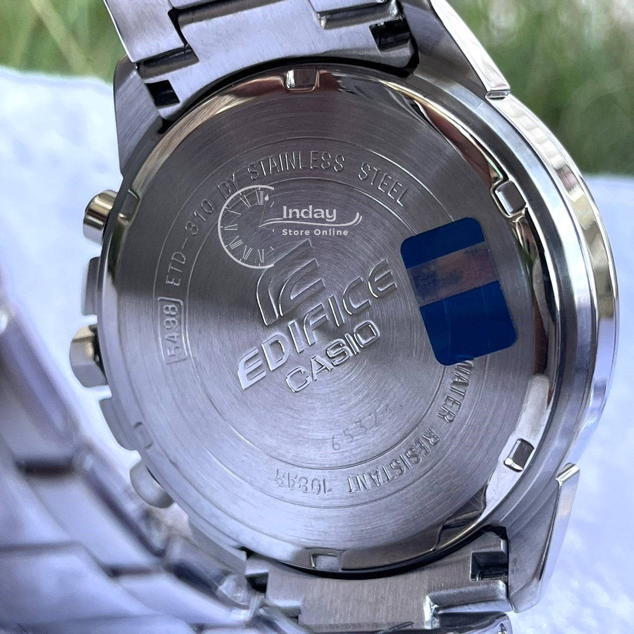 Casio Edifice Men's Watch ETD-310D-9A Stainless Steel Band Mineral Glass
