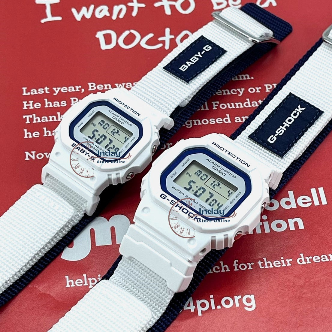 Casio G-Shock Couple Watch LOV-23A-7 Digital New Arrival Seasonal Pair Collection 2023 Limited Edition