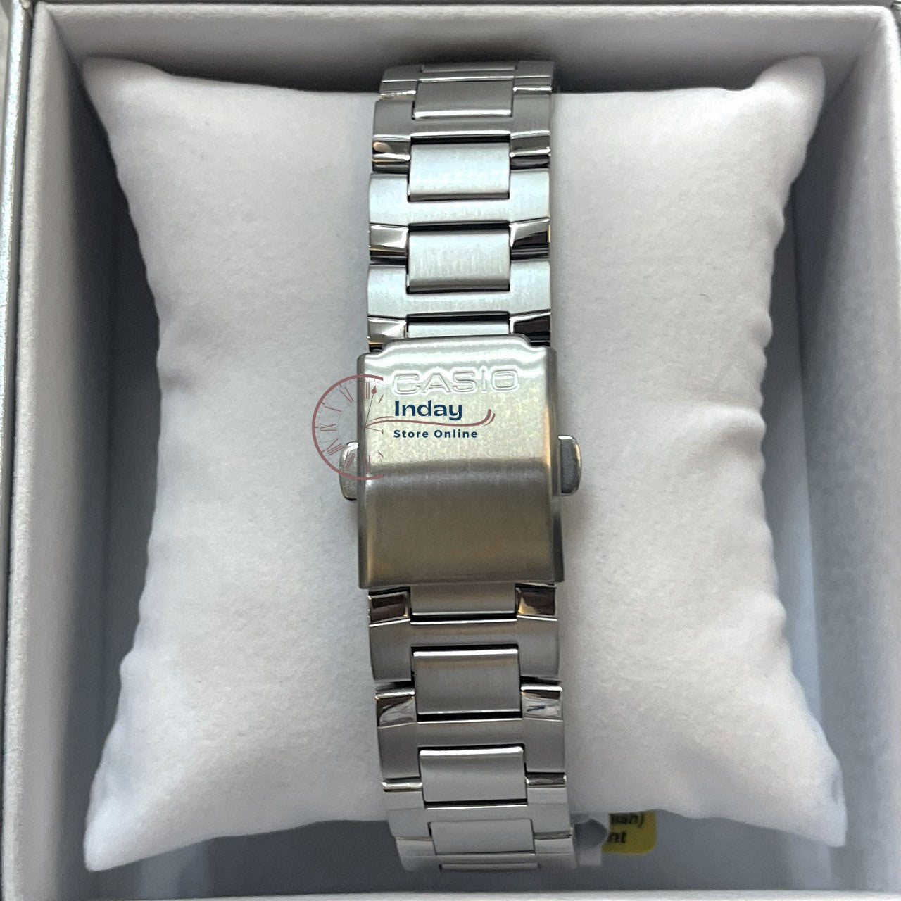 Casio Fashion Men's Watch MTP-1228D-2A Stainless Steel Strap Mineral glass