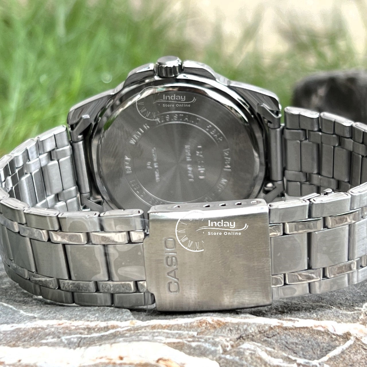 Casio Fashion Men's Watch MTP-1314D-2A Stainless Steel Band Mineral Glass