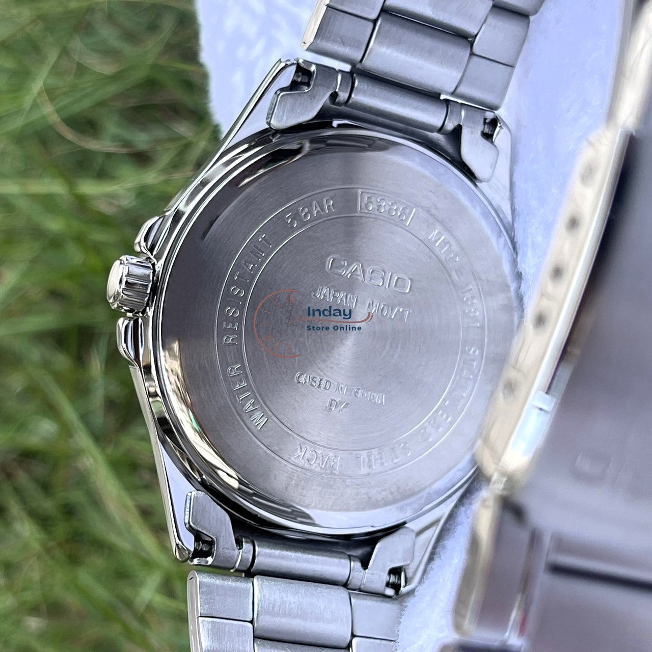 Casio Fashion Men's Watch MTP-1381D-7A Stainless Steel Band Mineral Glass