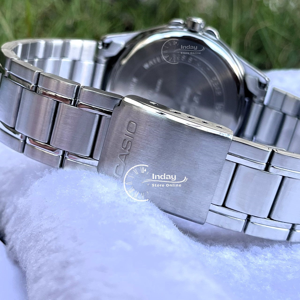 Casio Fashion Men's Watch MTP-1381D-7A Stainless Steel Band Mineral Glass