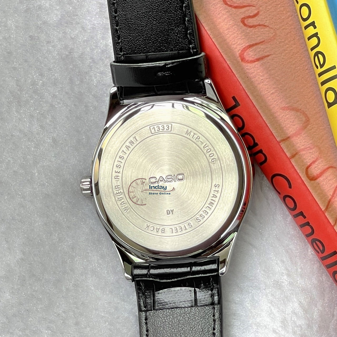 Casio Standard Men's Watch MTP-V006L-7B Mineral Glass Leather Band