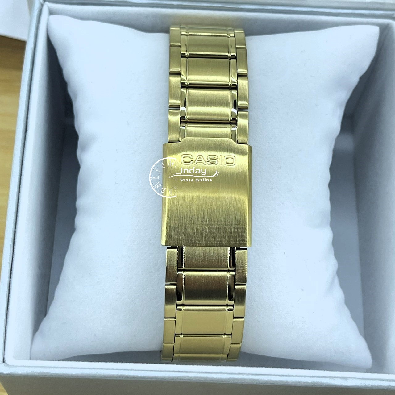 Casio Standard Men's Watch MTP-V300G-1A Gold Plated Stainless Steel Mineral Glass