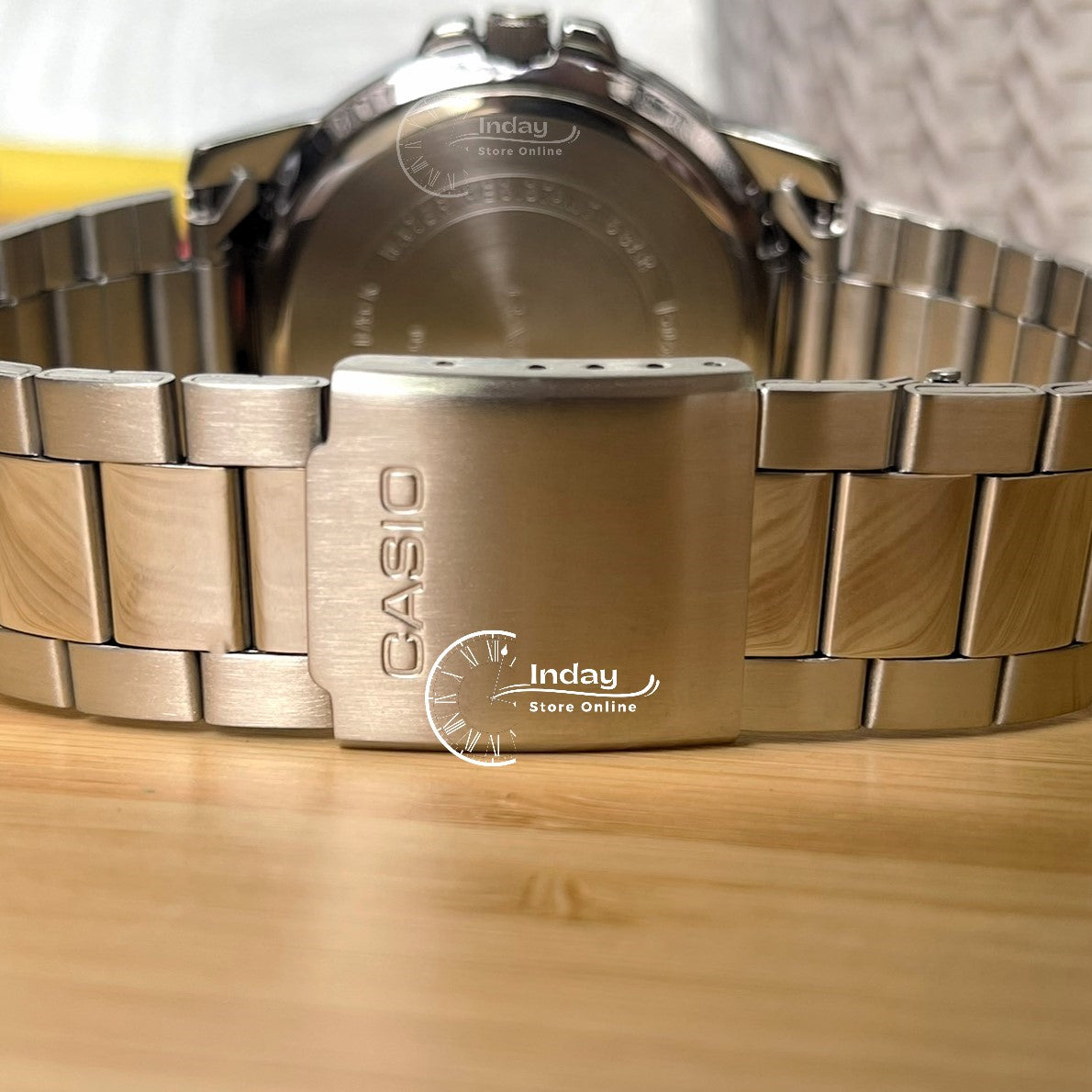 Casio Fashion Men's Watch MTP-VD01D-1B Silver Plated Stainless Steel Mineral Glass