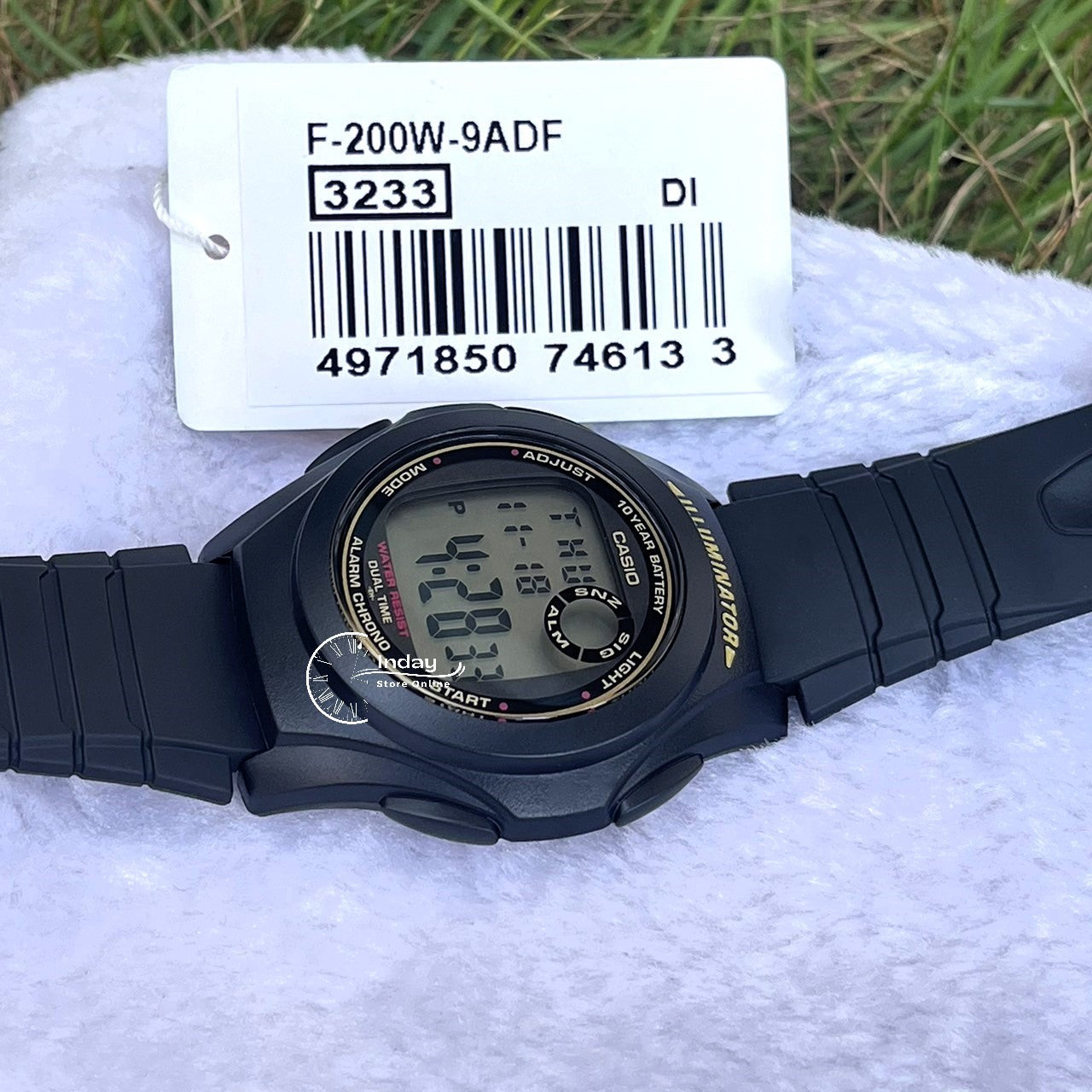 Casio Women's Watch F-200W-9A Digital Resin Band Resin Glass Battery Life: 10 Years