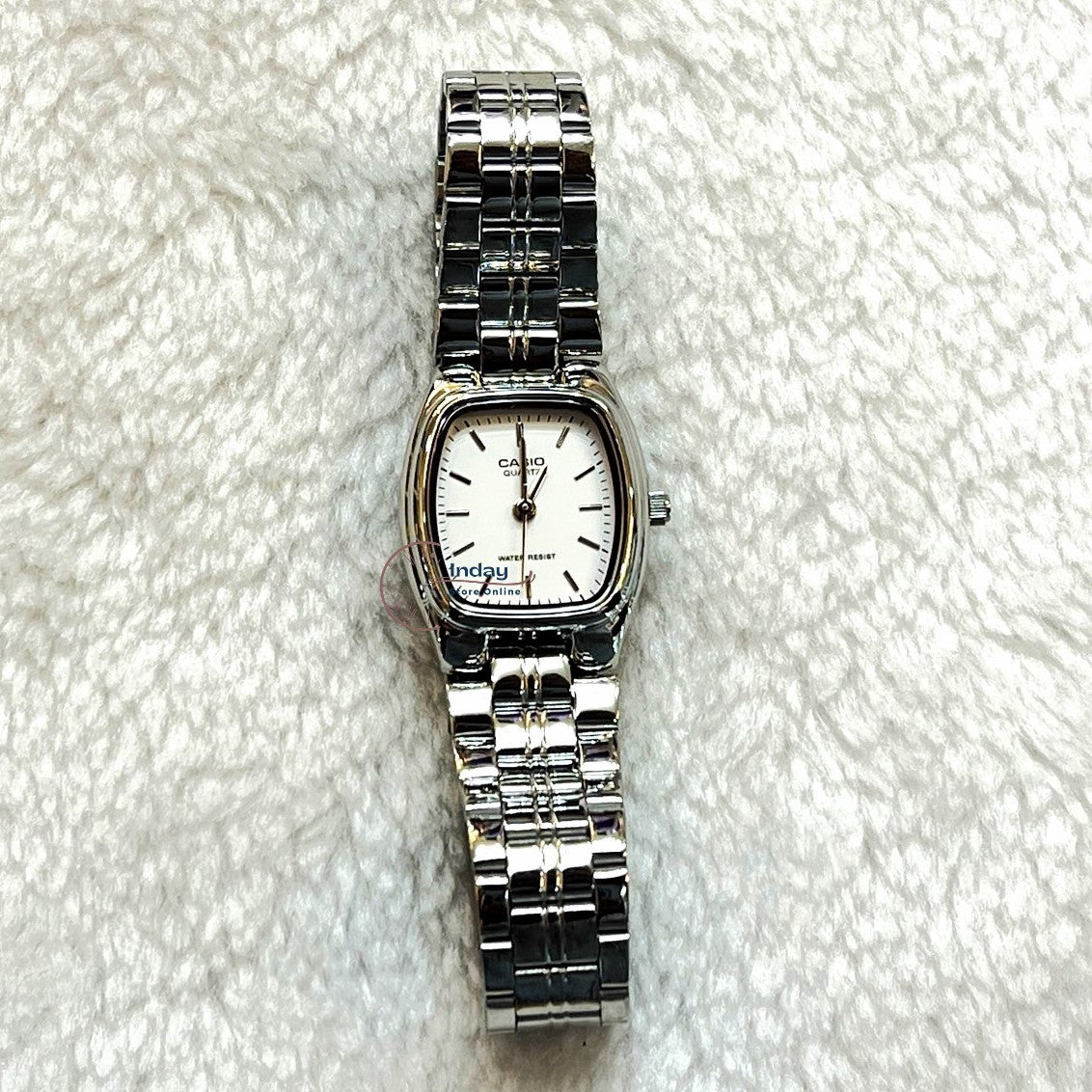 Casio Fashion Women's Watch LTP-1169D-7A Silver Stainless Steel Band Mineral Glass Triple-fold Clasp