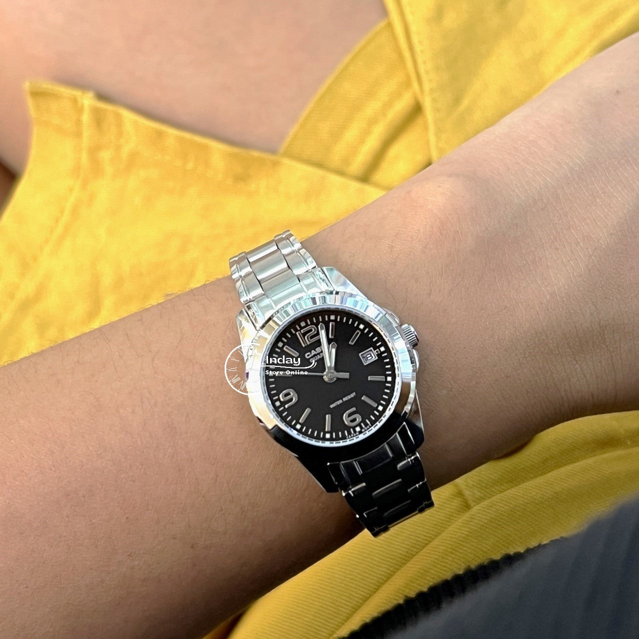 Casio Fashion Women's Watch LTP-1215A-1A Silver and Black