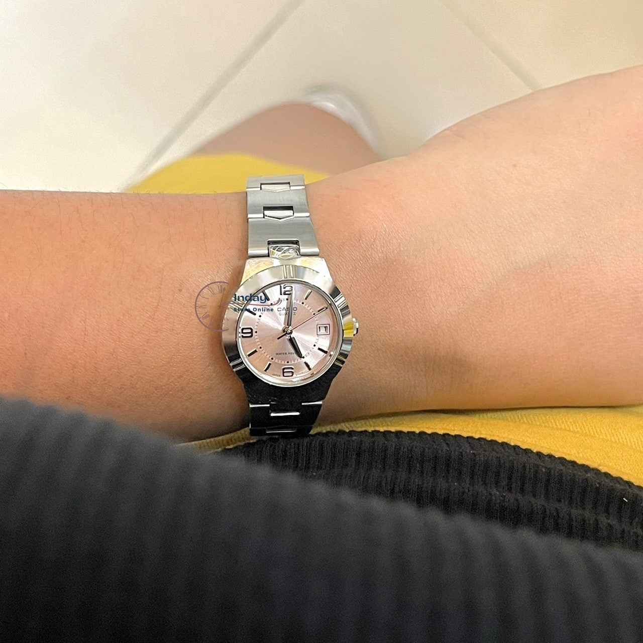 Casio Fashion Women's Watch LTP-1241D-4A Silver Stainless Steel Band Mineral Glass