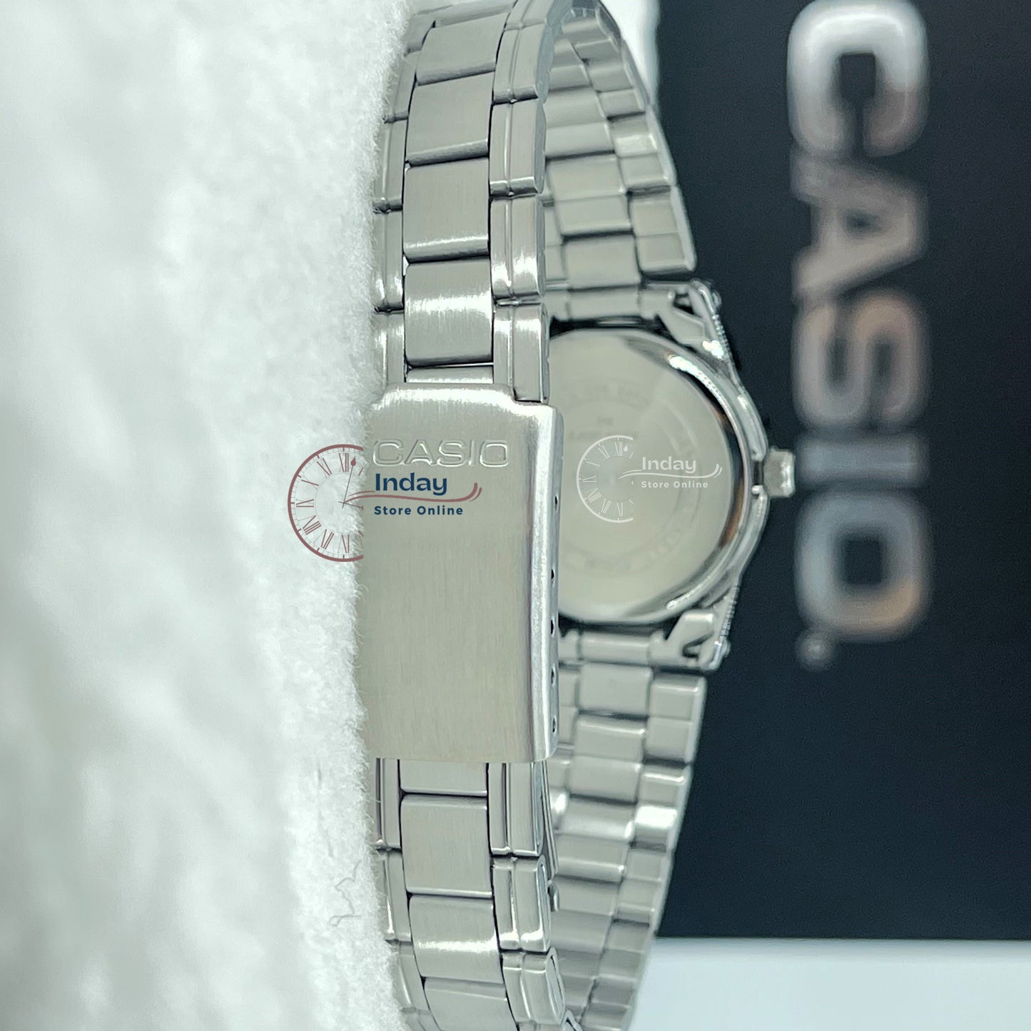 Casio Standard Women's Watch LTP-V001D-7B Silver Stainless Steel Strap
