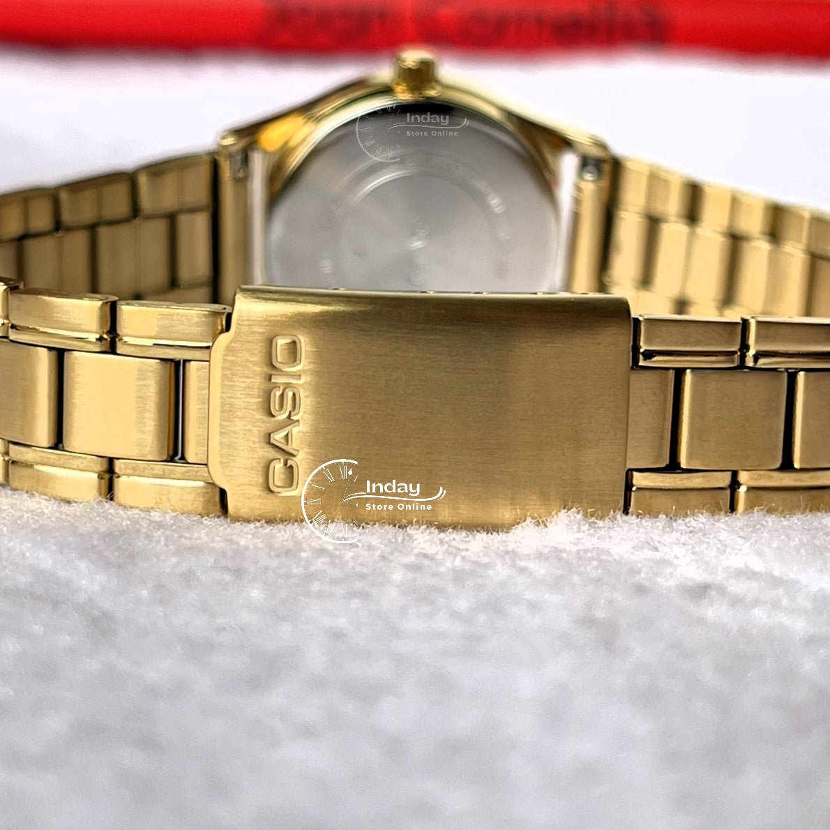 Casio Standard Women's Watch LTP-V006G-9B Gold ion Plated Stainless Steel Band Mineral Glass