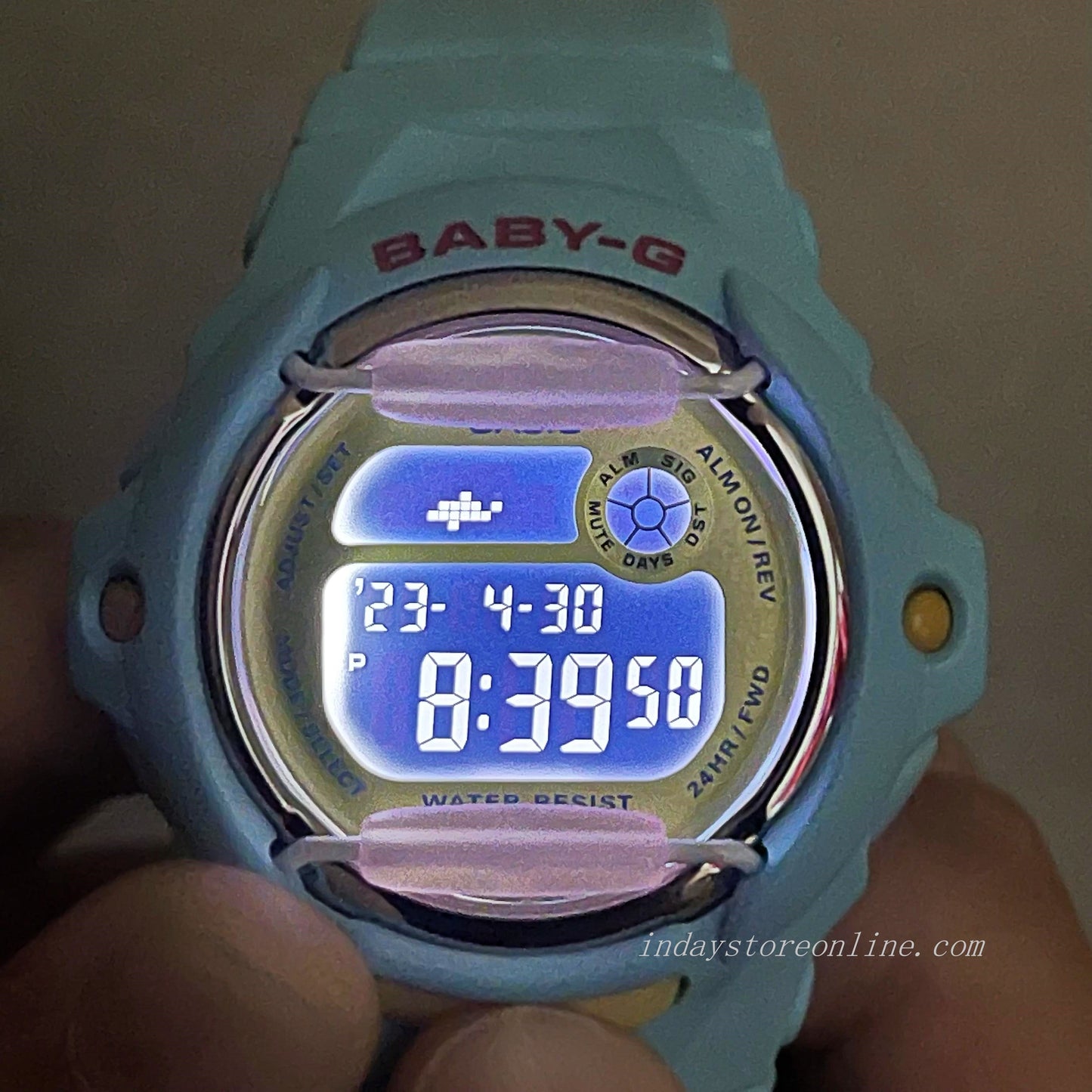 Casio Baby-G Women's Watch BG-169PB-2 Resin Band Shock Resistant Mineral Glass