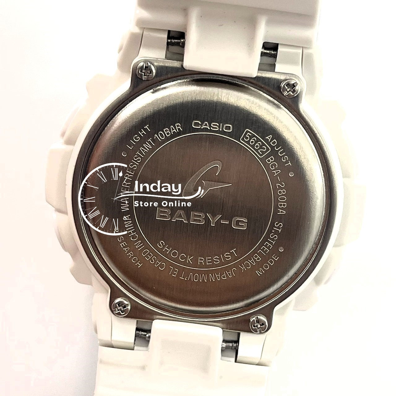 Casio Baby-G Women's Watch BGA-280BA-7A Resin Band Mineral Glass Shock Resistant