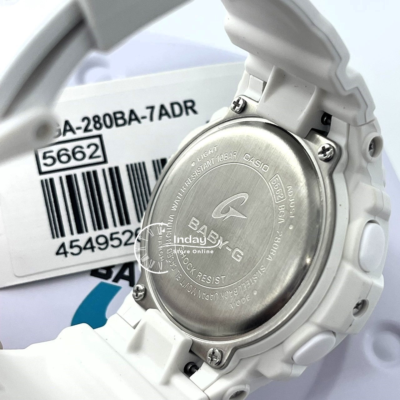 Casio Baby-G Women's Watch BGA-280BA-7A Resin Band Mineral Glass Shock Resistant