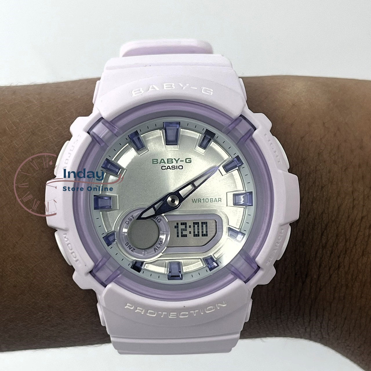 Casio Baby-G Women's Watch BGA-280SW-6A Resin Band Mineral Glass Shock Resistant